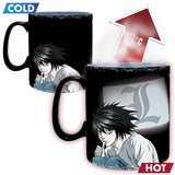 Death Note -  Kira & L - Heat Changing Tasse