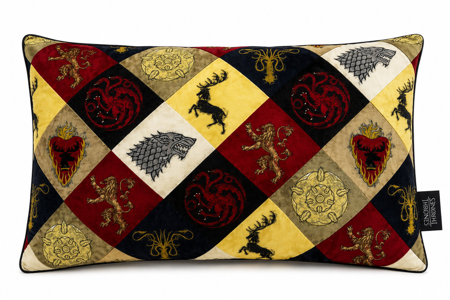 Game of Thrones Velourskissen | Häuser Logos | Offiziell lizenziert
