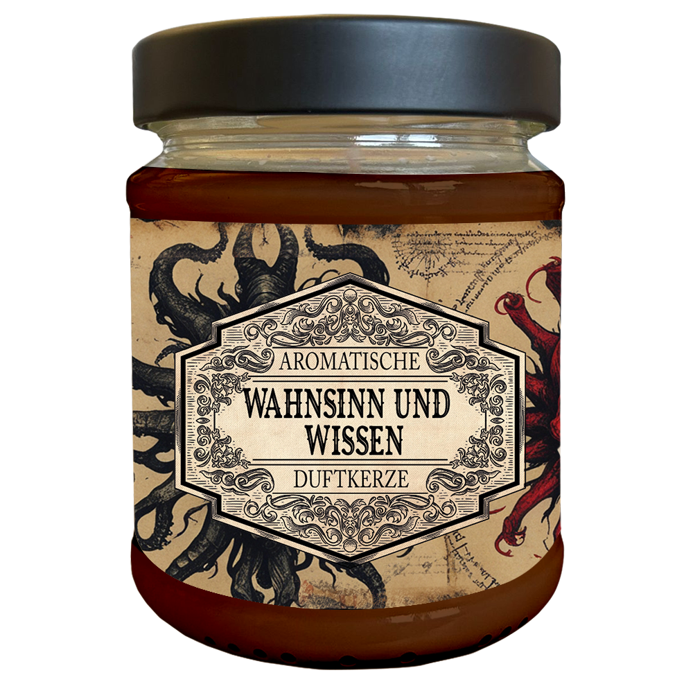 Duftkerze Horror Collection: Wahnsinn und Wissen - Fantasy Scents