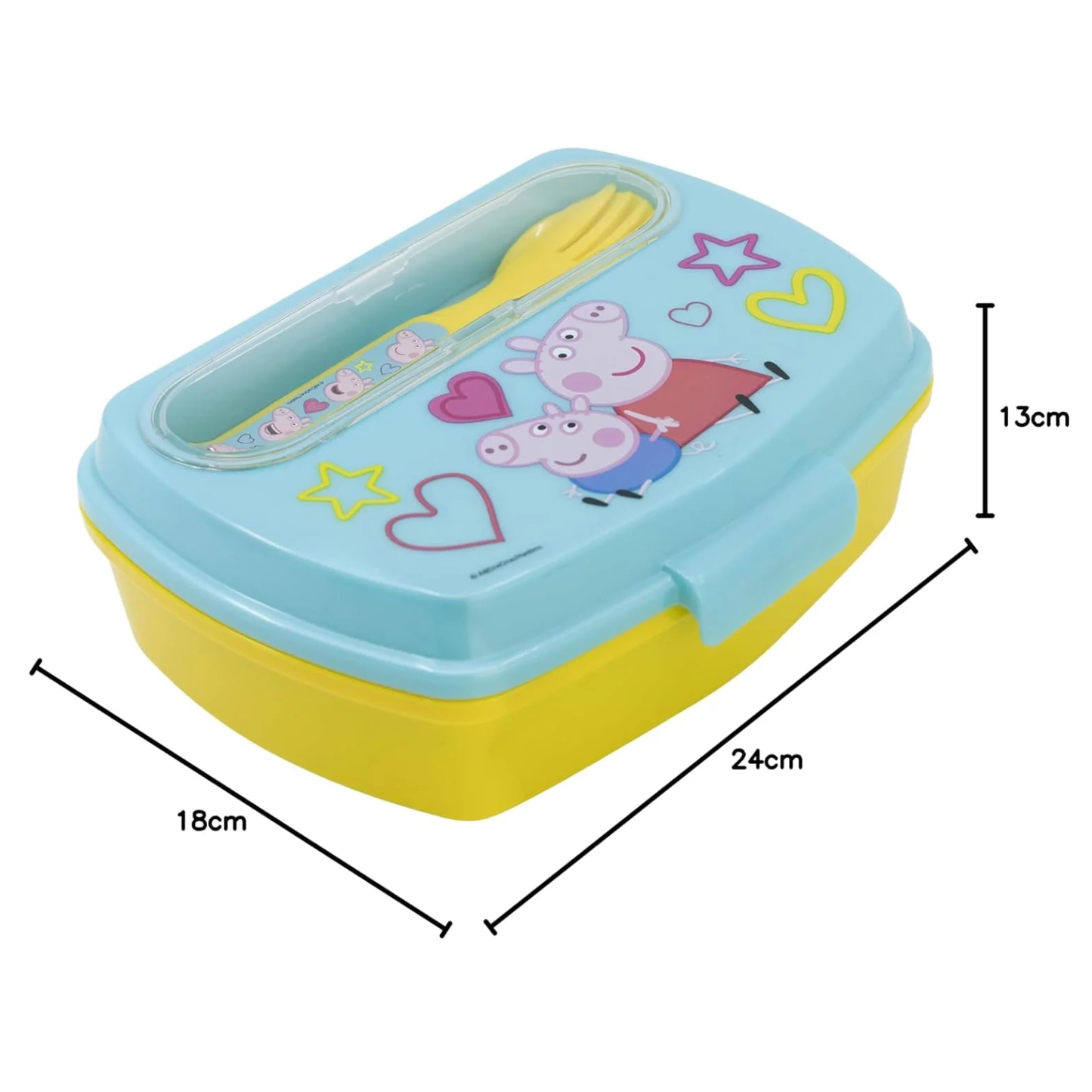 Peppa Pig - Brotdose mit Besteck