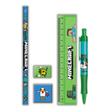 Minecraft- Schreibwaren Set 5-Teilig