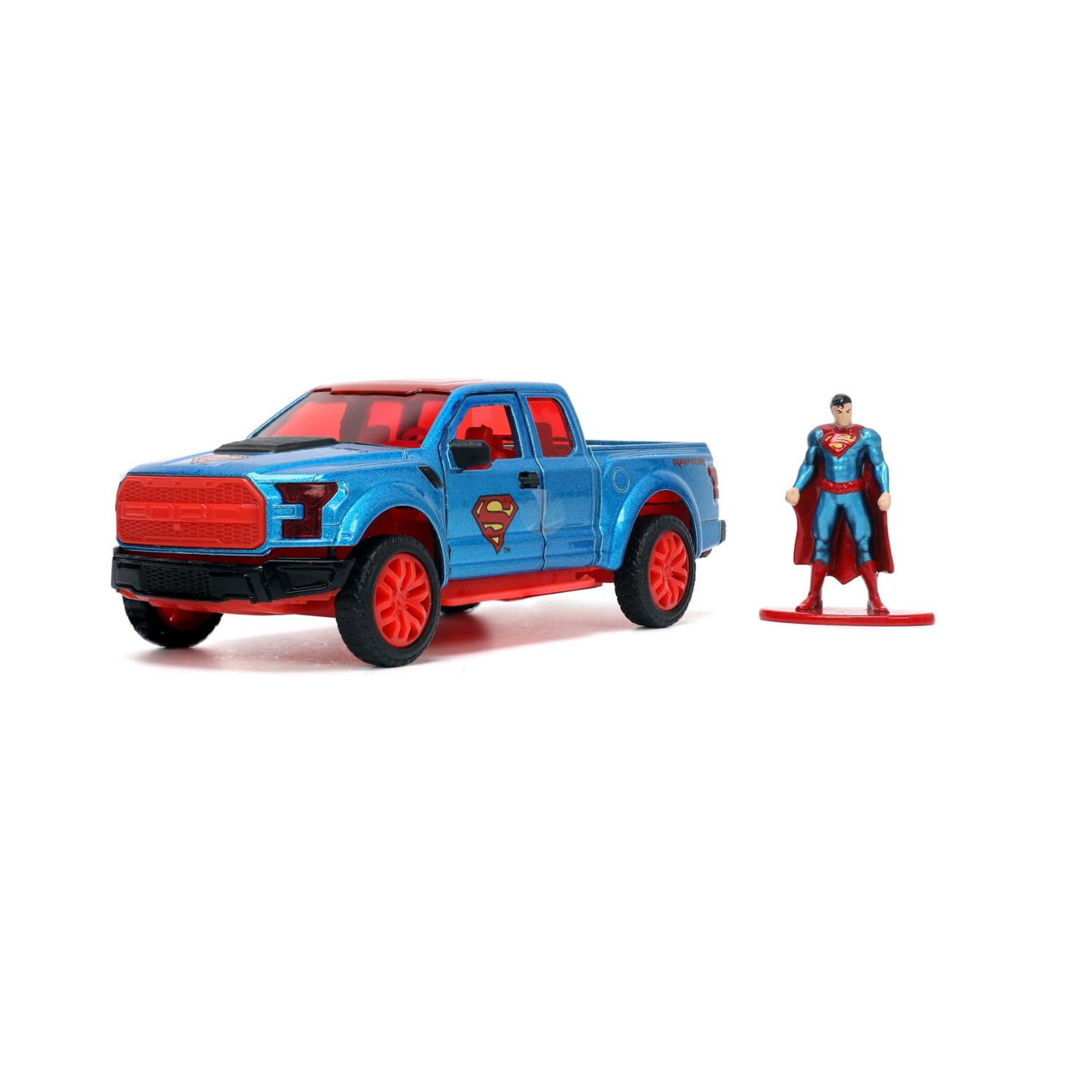DC Universe - Superman & 2017 Ford F-150 Raptor Spielzeugauto
