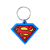 Superman - Helden Symbol - Gummi Schlüsselanhänger