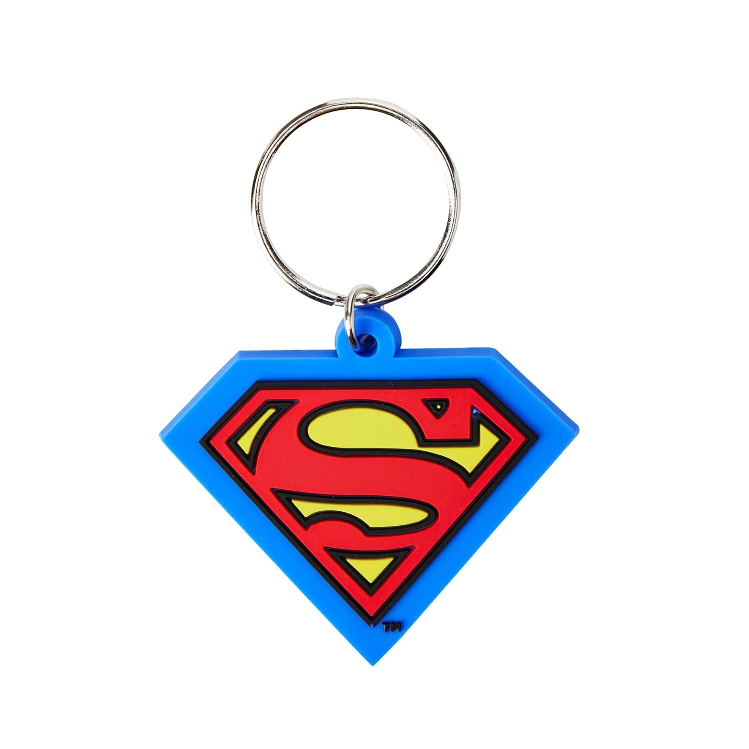 Superman - Helden Symbol - Gummi Schlüsselanhänger