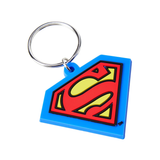 Superman - Helden Symbol - Gummi Schlüsselanhänger