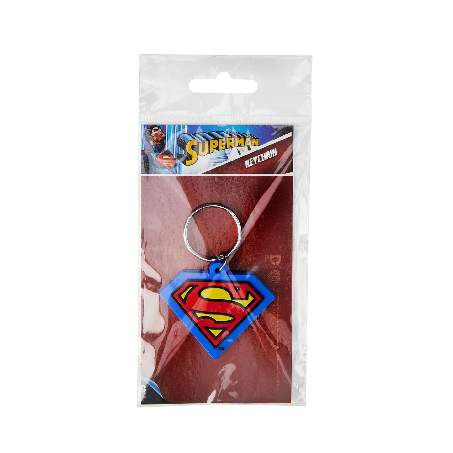 Superman - Helden Symbol - Gummi Schlüsselanhänger