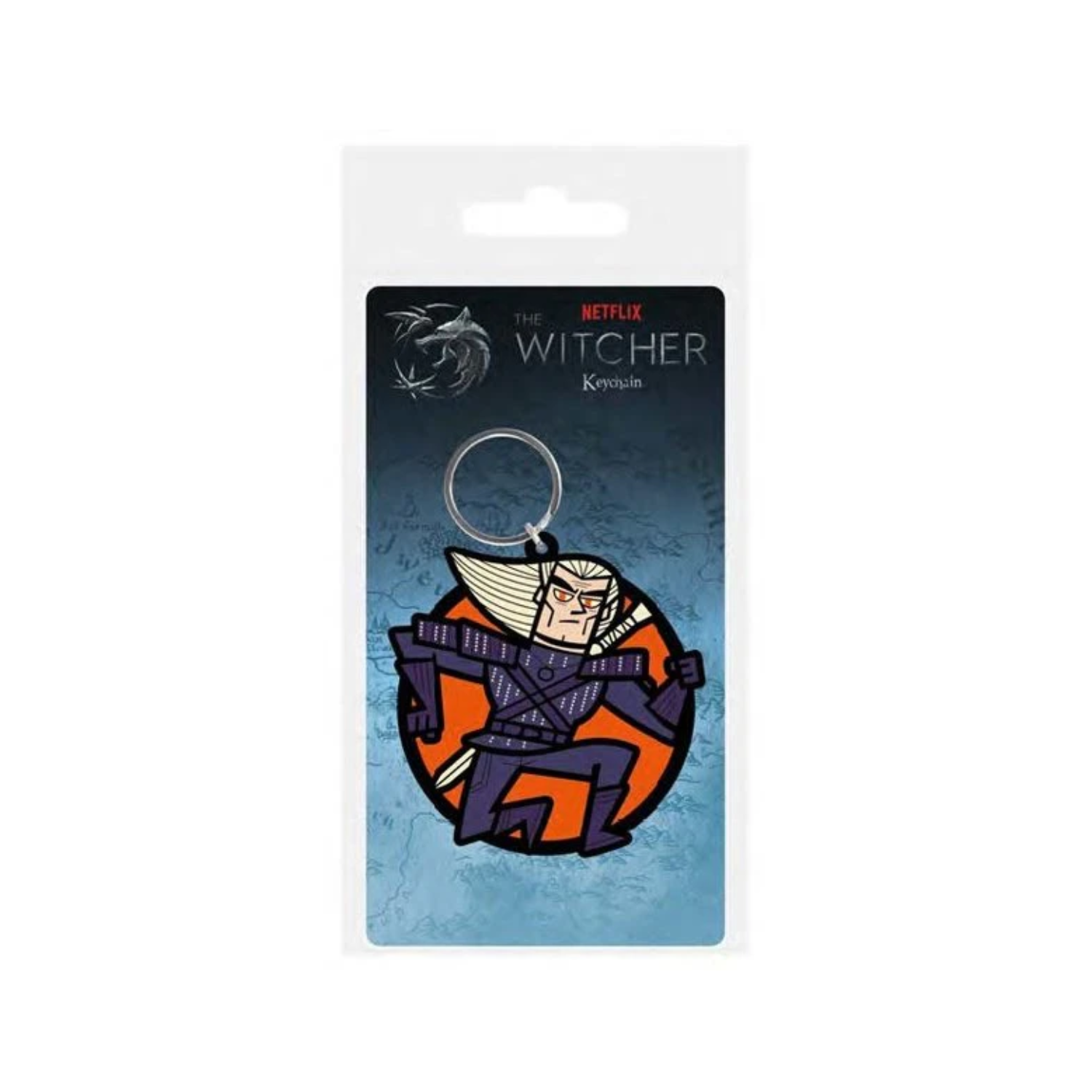The Witcher - Geralt - Gummi Schlüsselanhänger