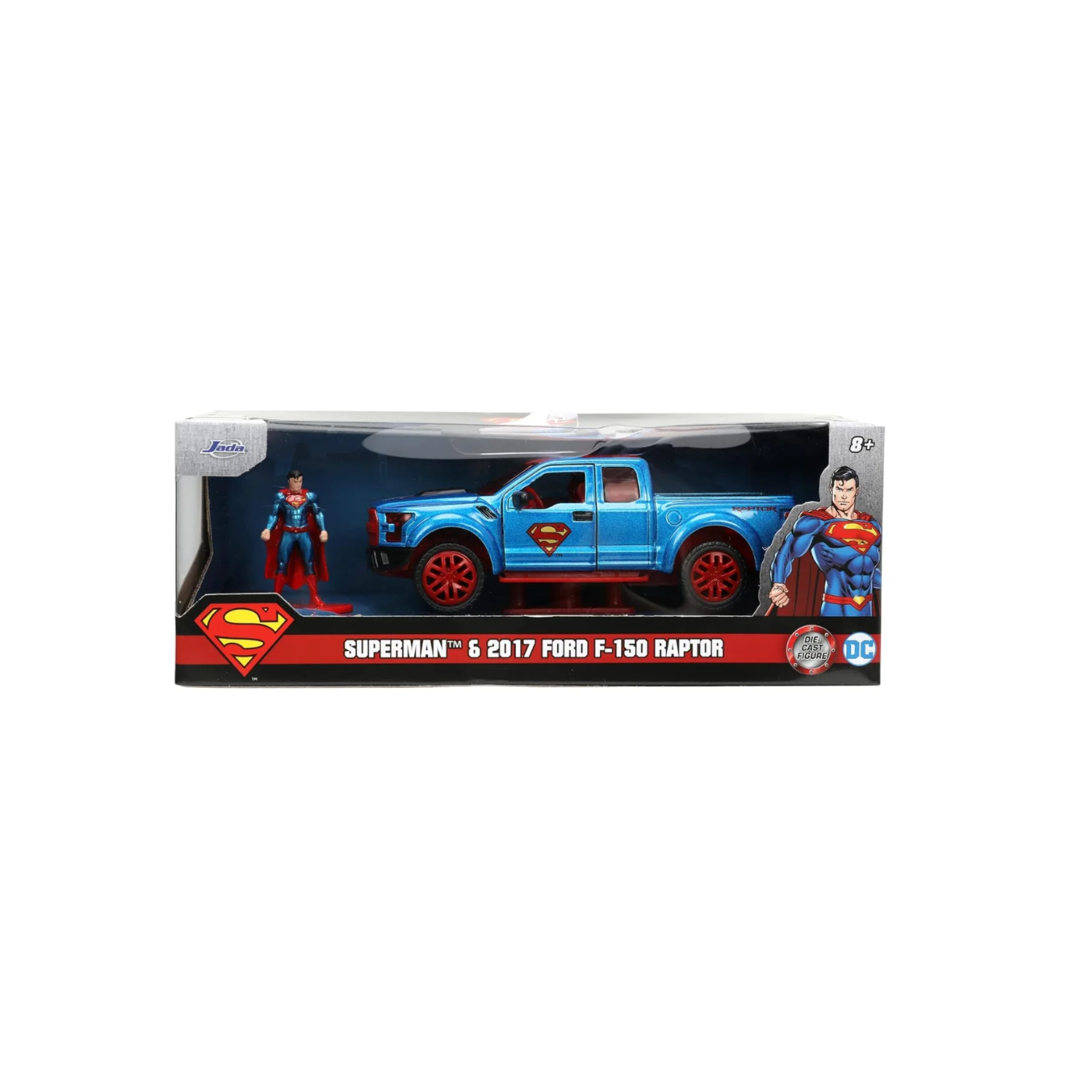 DC Universe - Superman & 2017 Ford F-150 Raptor Spielzeugauto
