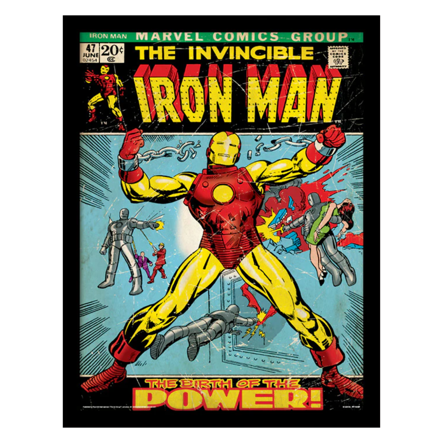 Marvel Comics - Iron Man - Gerahmtes Bild