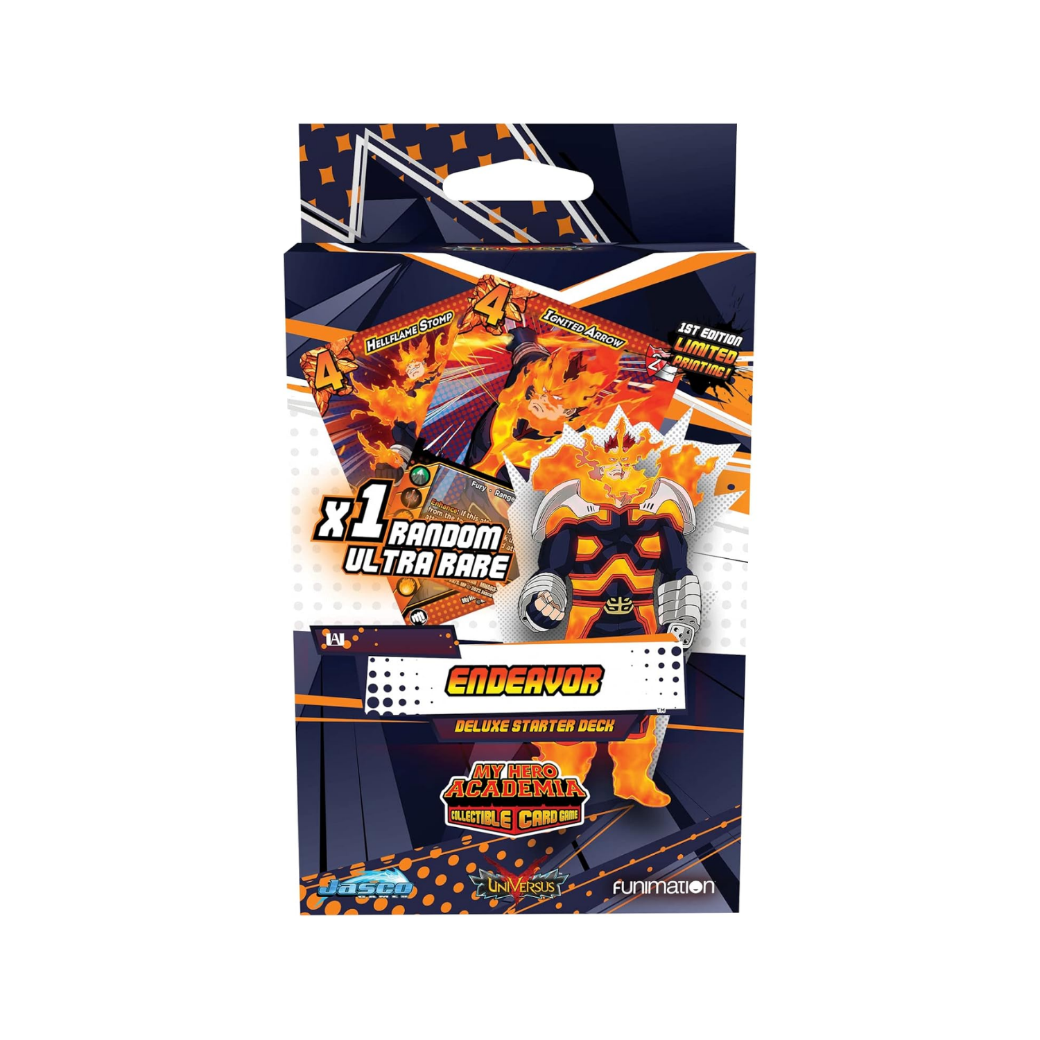 My Hero Academia - Collectible Card Game - Series 3 - Endeavor Derluxe Starter Pack