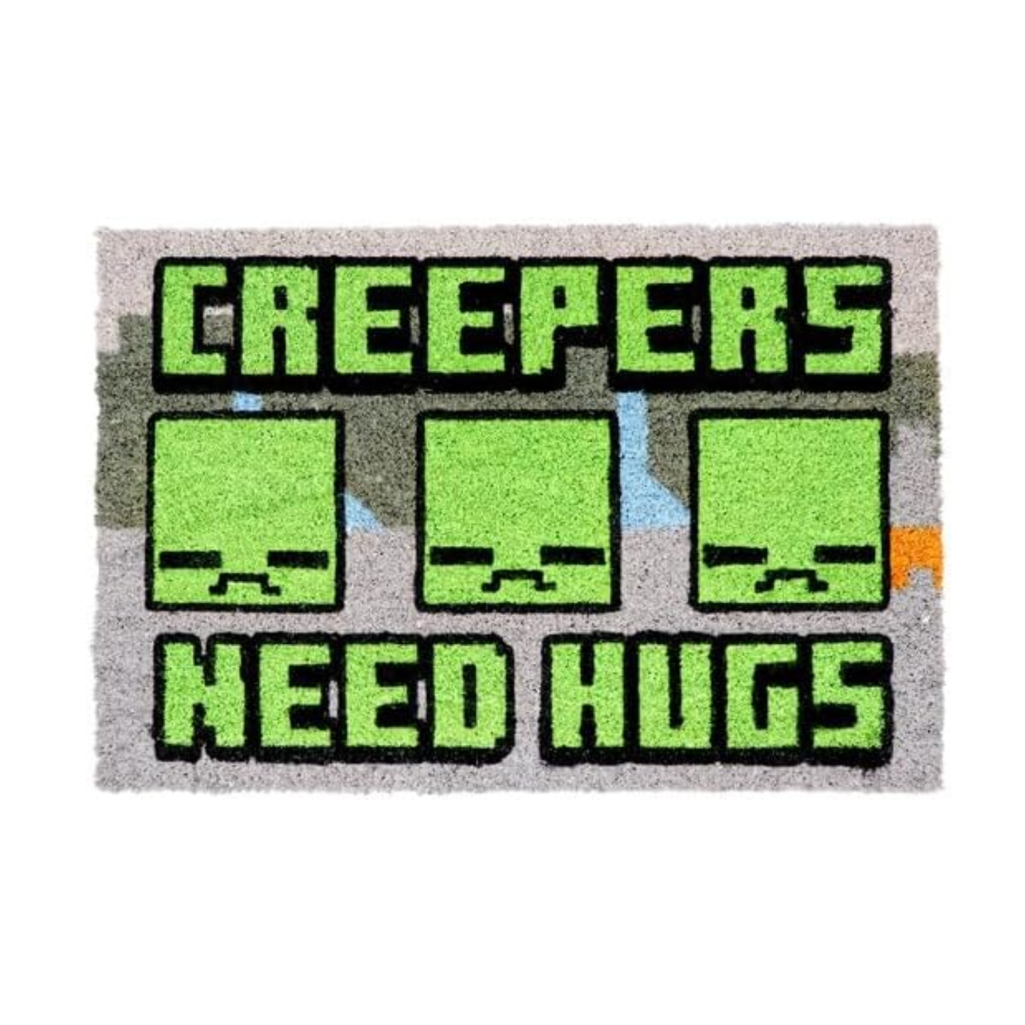 Minecraf- Creepers Need Hugs - Kokosfaser Fußmatte