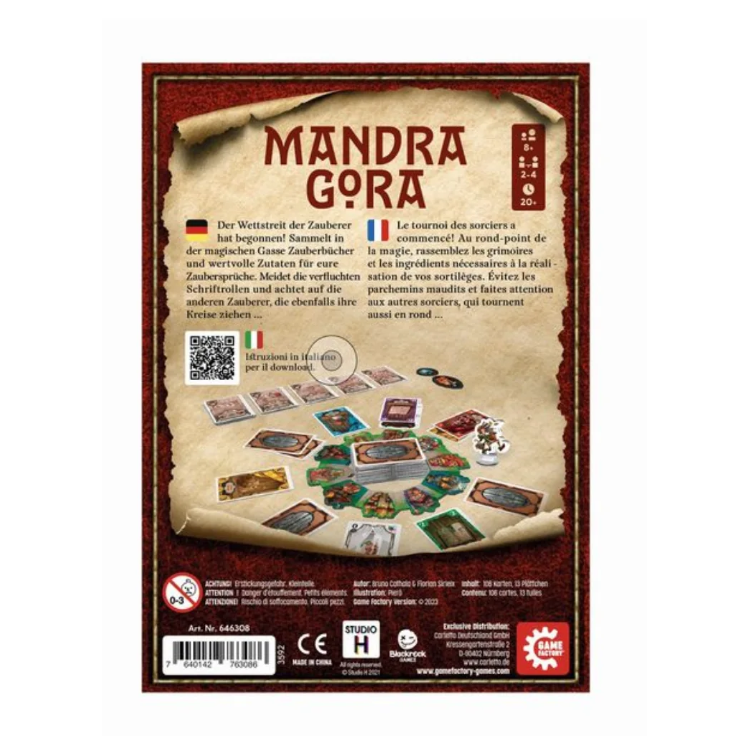 Game Factory - Mandragora - Spiel