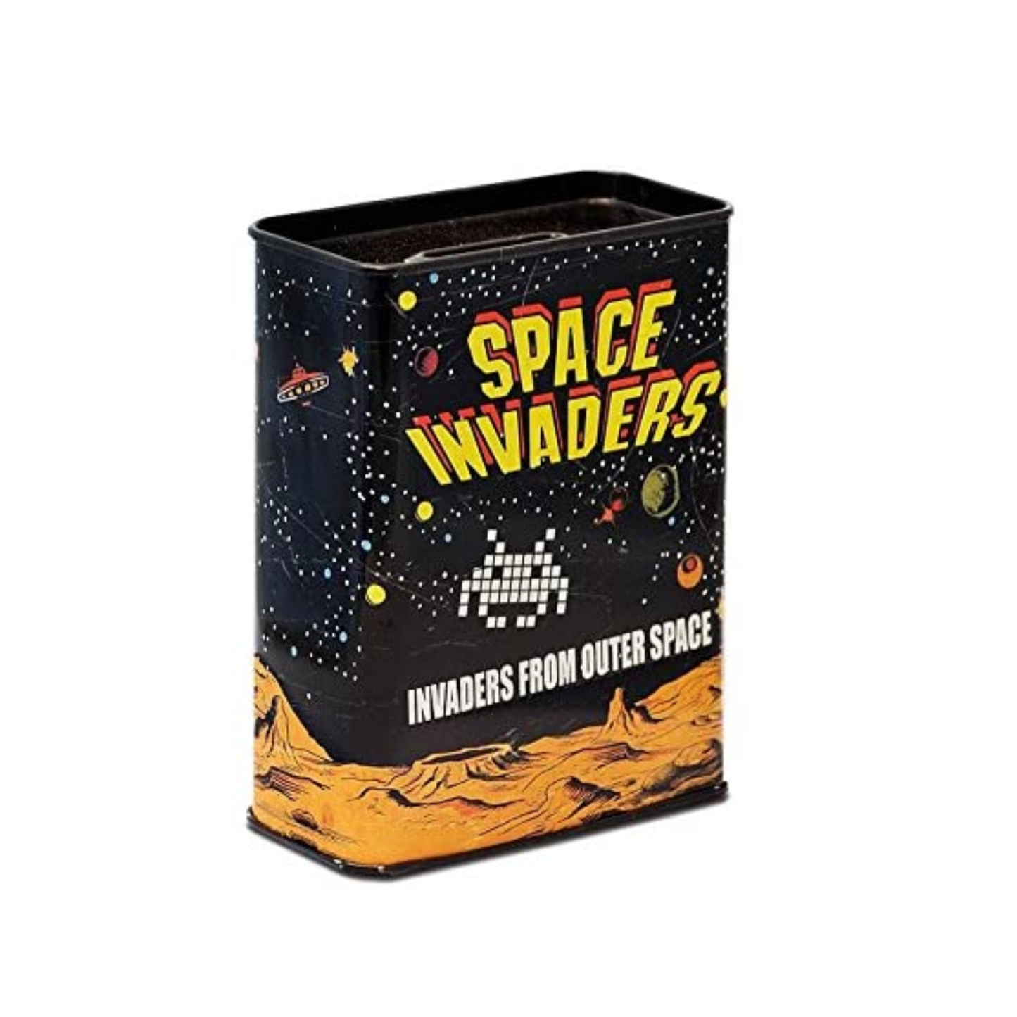 Space Invaders - Spardose Blech