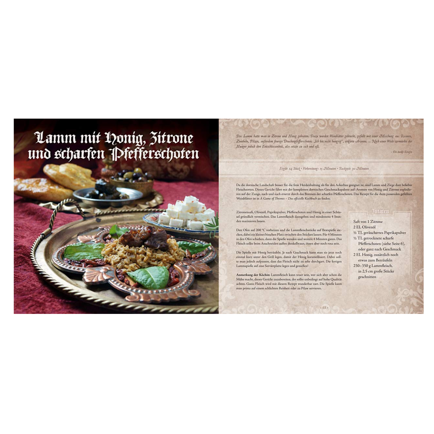 From the Sands of Dorne: Eine Ergänzung zu A Game of Thrones – Das offizielle Kochbuch