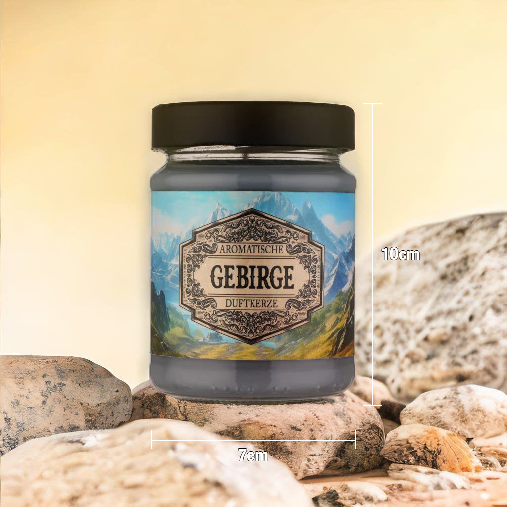 Duftkerze Gebirge, dungeons and dragons, RPG, Accessoire, Pen and Paper Würfel