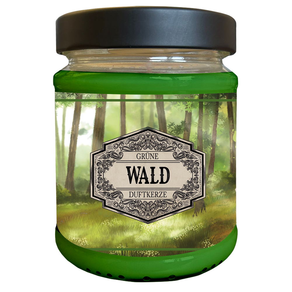 Wald Duftkerze, Fantasy, Magic Duftkerze Insel