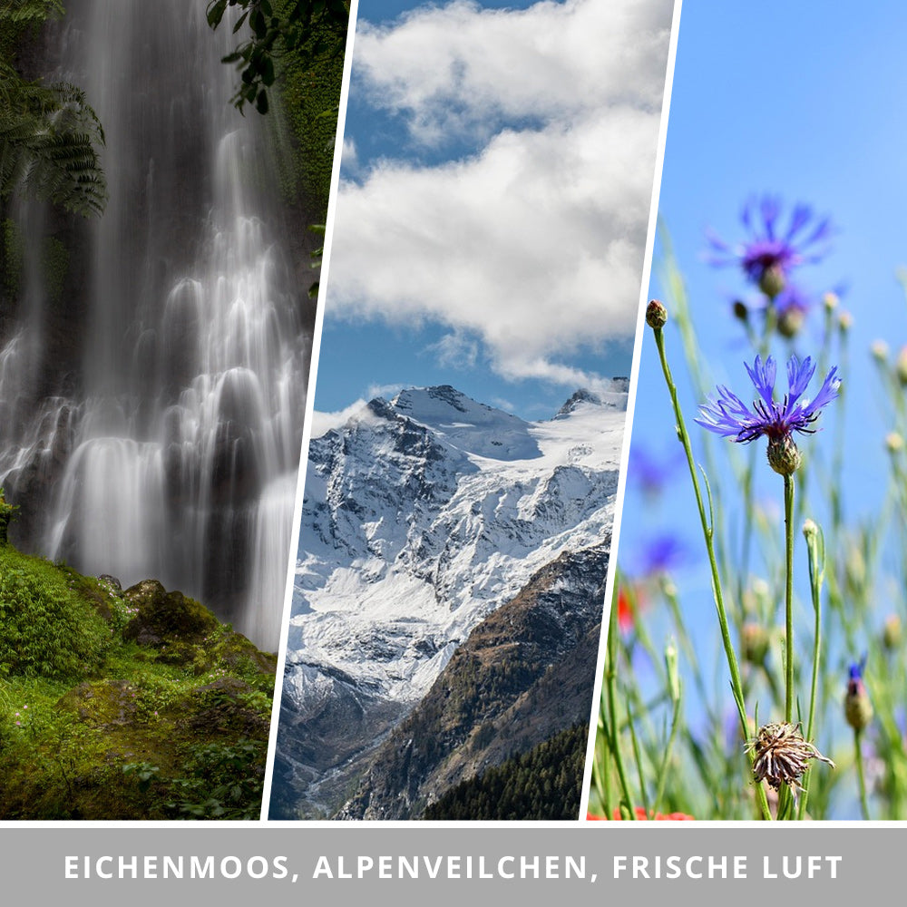 Duftnoten Pen and Paper Duftkerze Gebirge mit Würfel