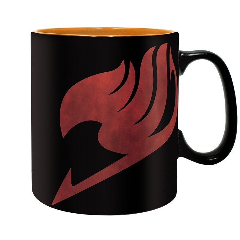 Fairy Tail - Natsu & Lucy mit Emblem - Tasse
