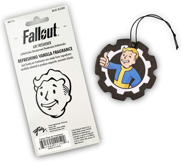 Lustiger Lufterfrischer mit dem Ikonischen Vault Boy, dem Maskotchen aus der beliebten Videospielserie Fallout. Top-Produkte für Nerds online kaufen.
