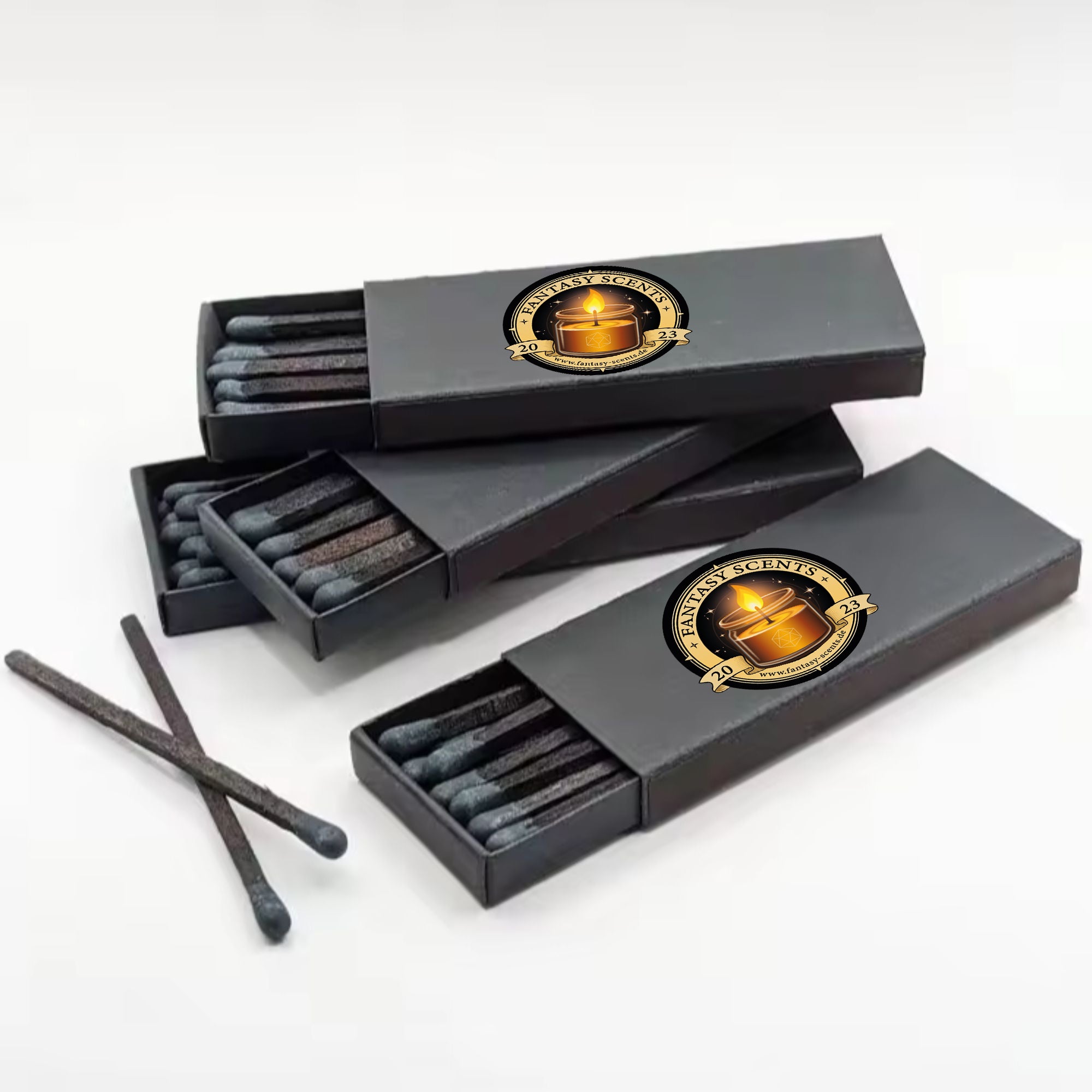 Streichhölzer Schwarz 7,5cm