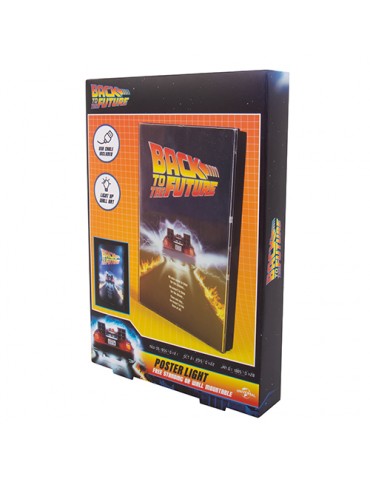 Zurück in die Zukunft - Delorean - Poster Lampe