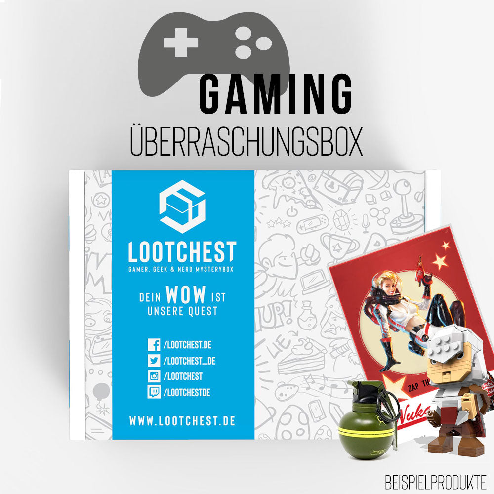 Lootchest Gaming Überraschungsbox, Merchandise, Fanartikel Mysterybox
