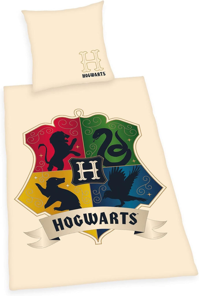 Harry Potter - Hogwarts - Bettwäsche (Bunt)