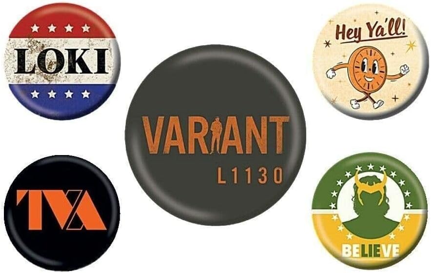 Loki - 5er Button Set