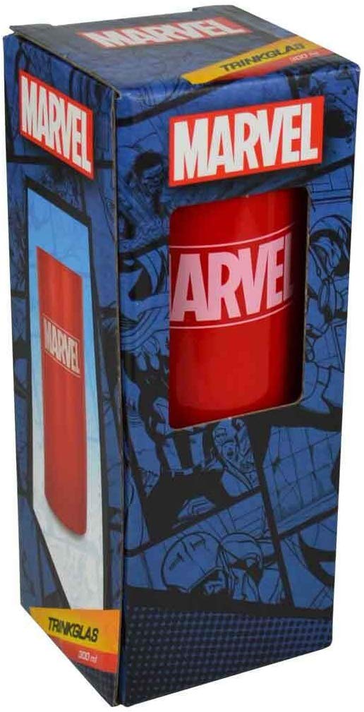 Marvel - Trinkglas - Logo (rot)