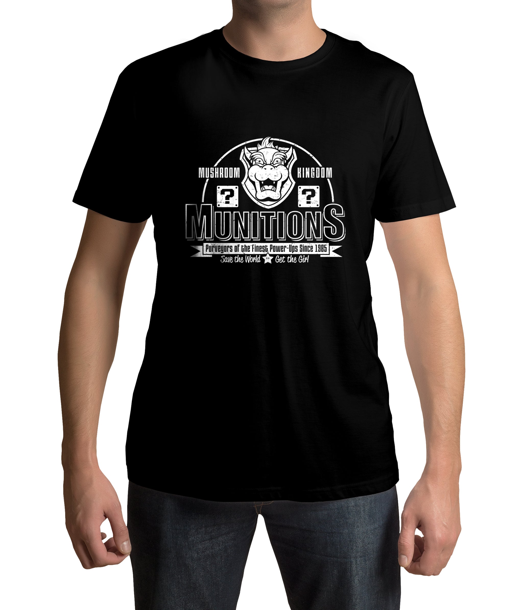 Mushroom Kingdom, Super Mario T-Shirt, Bowser