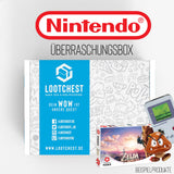 Lootchest Überraschungsbox Nintendo, Geschenkset, Fanartikel Merchandise mystery Box
