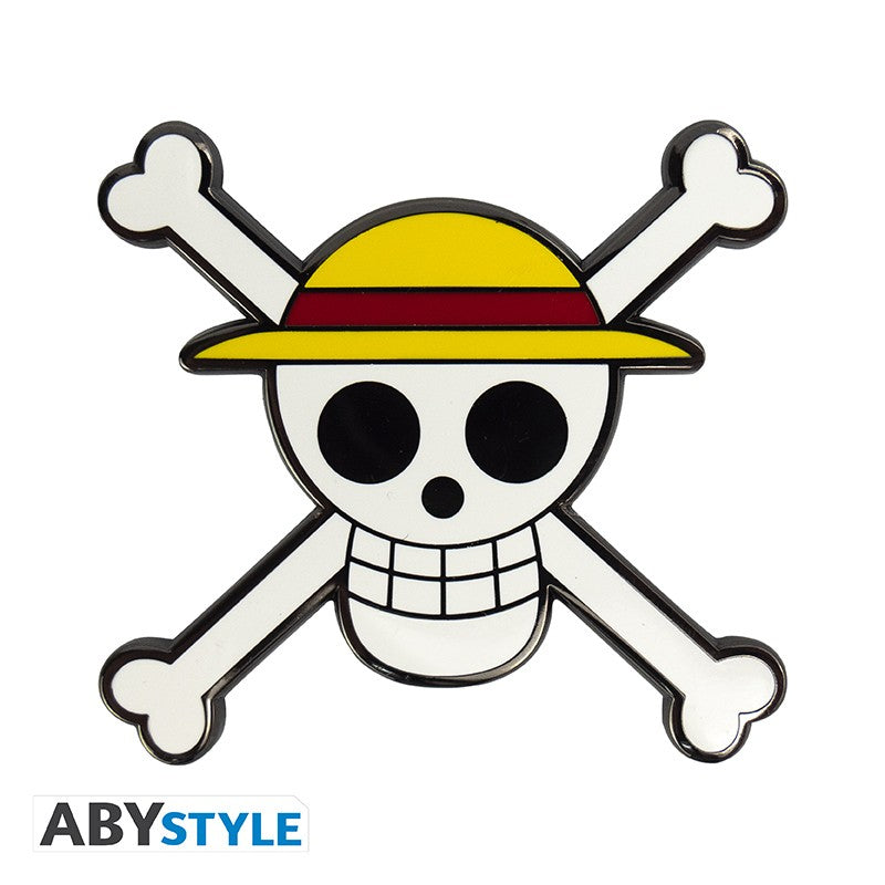 One Piece - Strohhut Skull Magnet