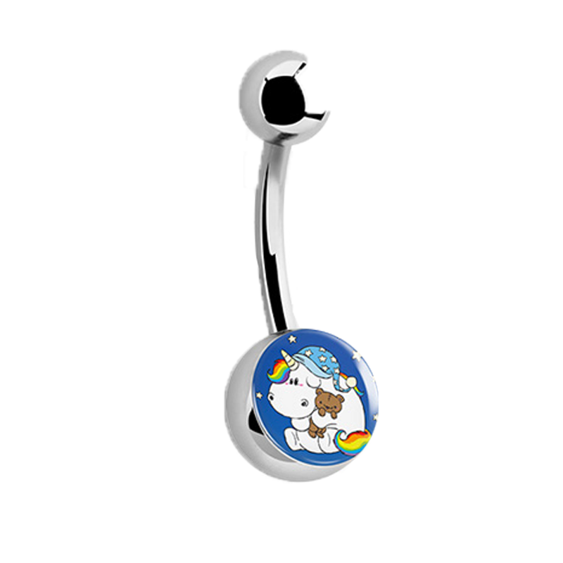 Pummeleinhorn Bauchnabelpiercing