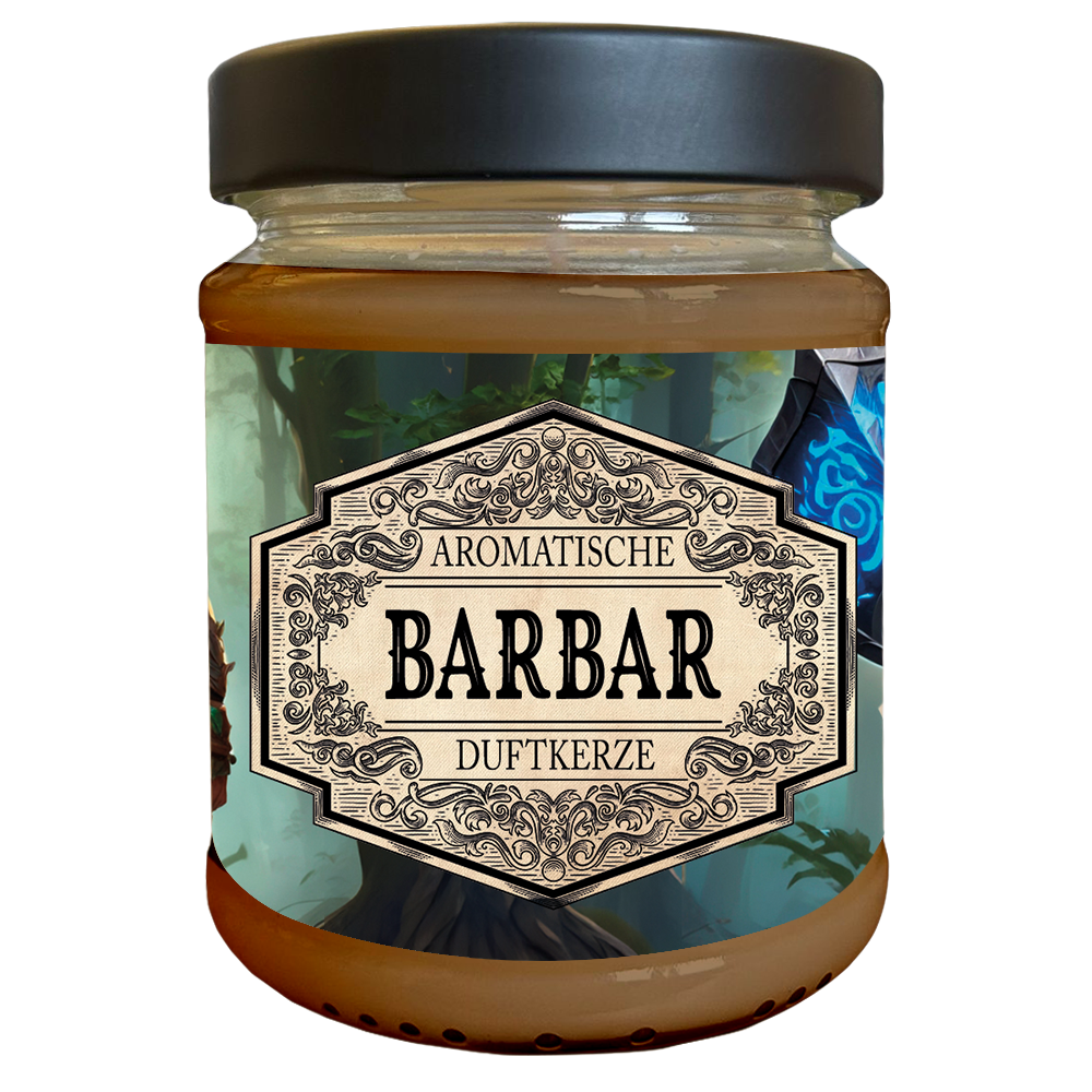 Duftkerze Barbar mit Überraschungswürfel