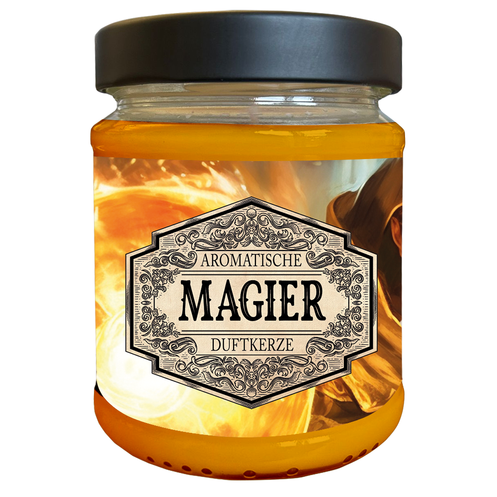 Duftkerze Magier mit Überraschungswürfel
