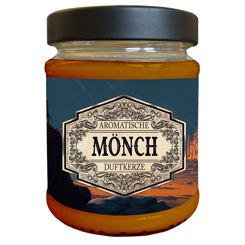Duftkerze Mönch mit Überraschungswürfel