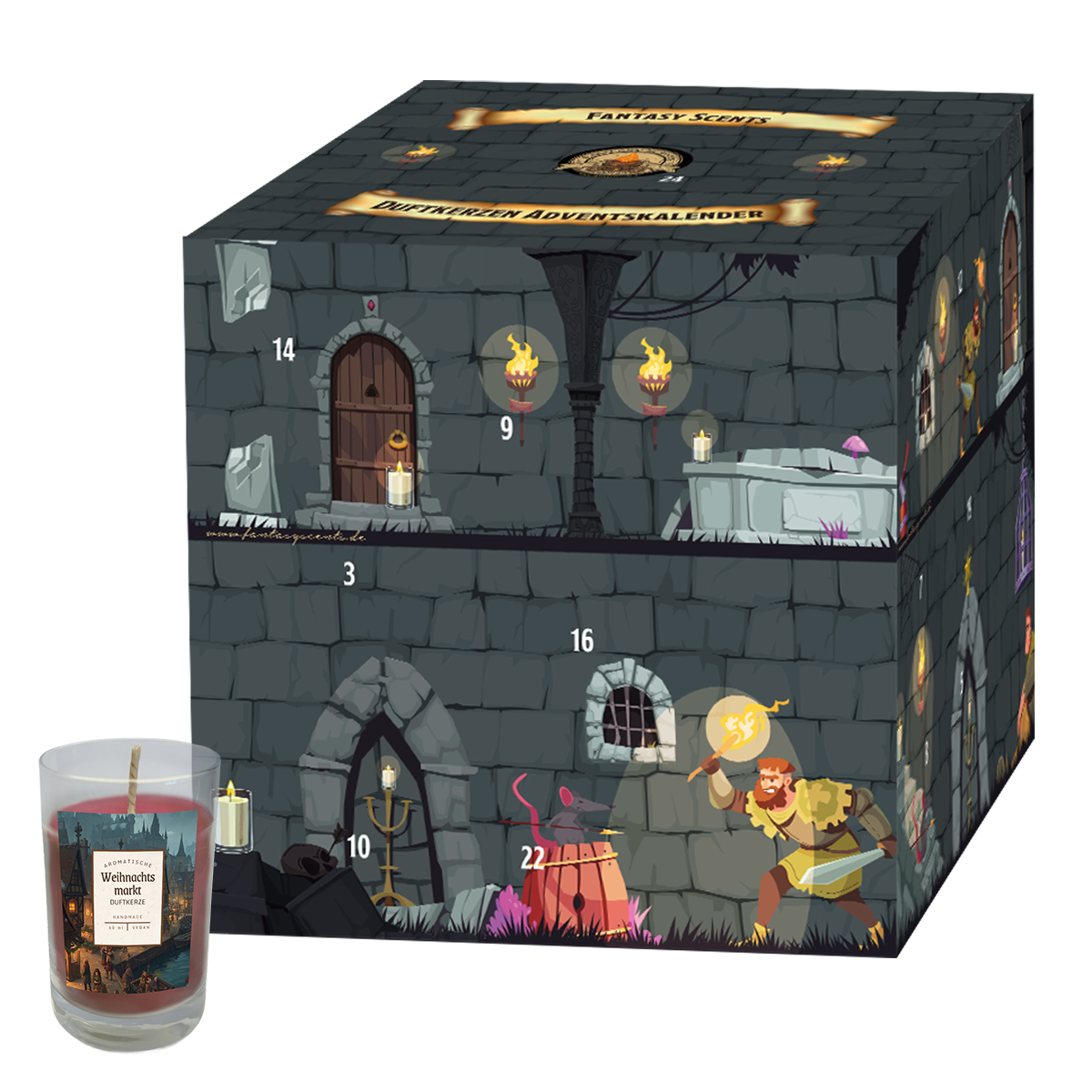 Rollenspiel Duftkerzen Adventskalender 2026 - (Vorbestellung - Lieferung spätestens KW 47/48
