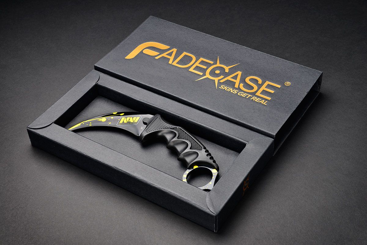 FadeCase Messer schwarz
