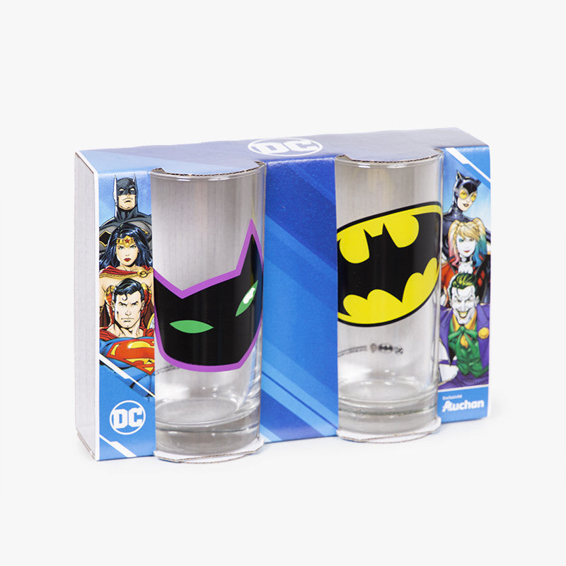 DC Comics Batman and Batgirl Trinkgläser Set
