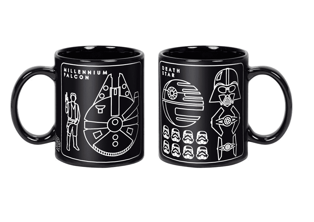 Star Wars - Tasse - Millennium Falke/ Todes Stern Blueprint