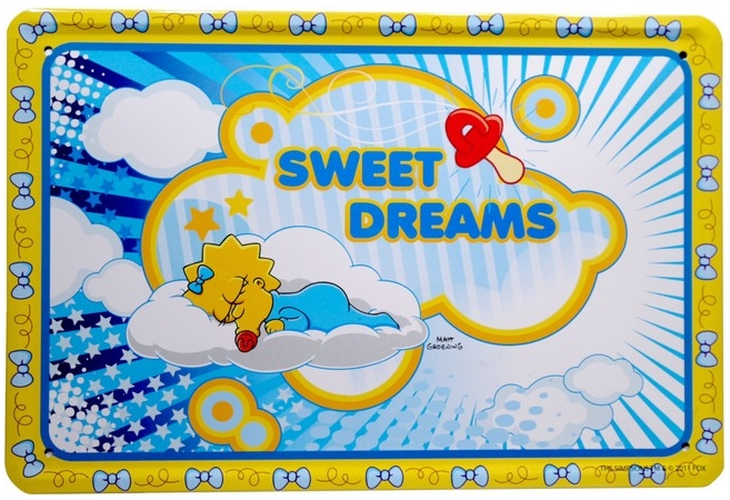 Simpsons - Blechschild
