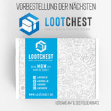 Die Lootchest ist eine Überraschungsbox voller Merchandise Artikeln zu deinen liebsten Filmen, Serien und Spielen. Der Inhalt wechselt jeden Monat und bietet dir immer eine abwechslungsreiche Beute aus dem Nerd Universum im Wert von mindestens 40,-€.