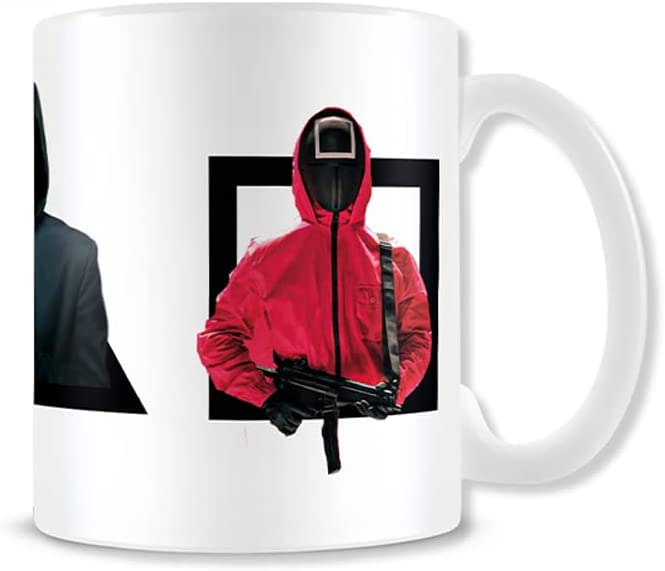 Hochwertige Tasse zur beliebten Netflix Serie Squid Game, ideal als Geschenk für Fans. Top-Produkte für Geeks und Nerds online kaufen.