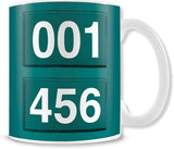 Hochwertige Tasse zur beliebten Netflix Serie Squid Game, ideal als Geschenk für Fans. Top-Produkte für Geeks und Nerds online kaufen.