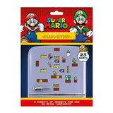 Super Mario Kühlschrank Magnet Set - Level Bauen