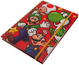 Super Mario - Rotes Ring-Notizbuch A5