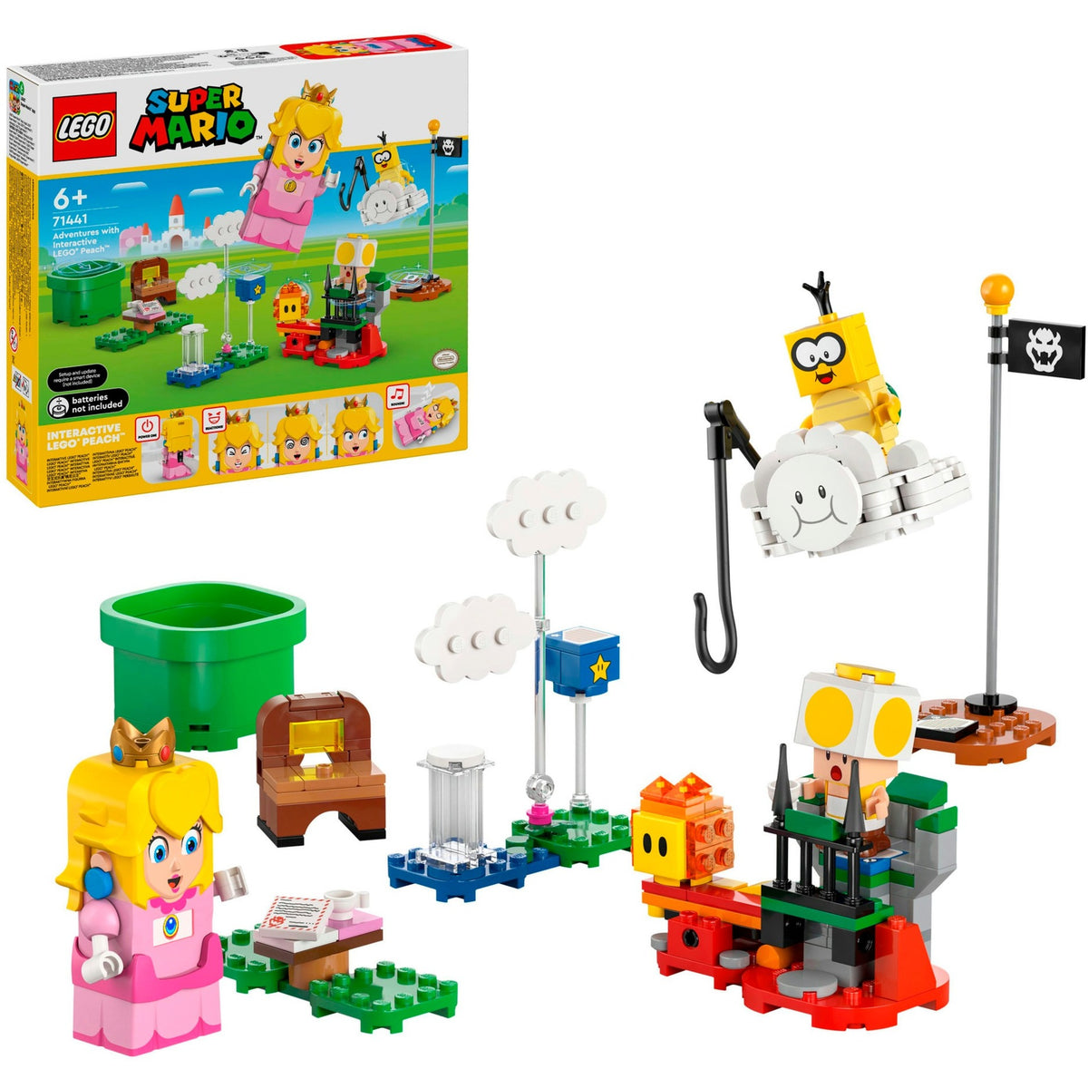 71441 Super Mario Abenteuer mit der interaktiven LEGO Peach, Konstruktionsspielzeug