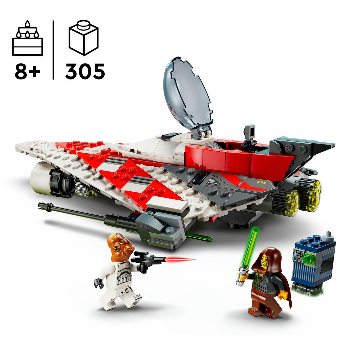 75388 Star Wars Jedi Bobs Sternjäger, Konstruktionsspielzeug