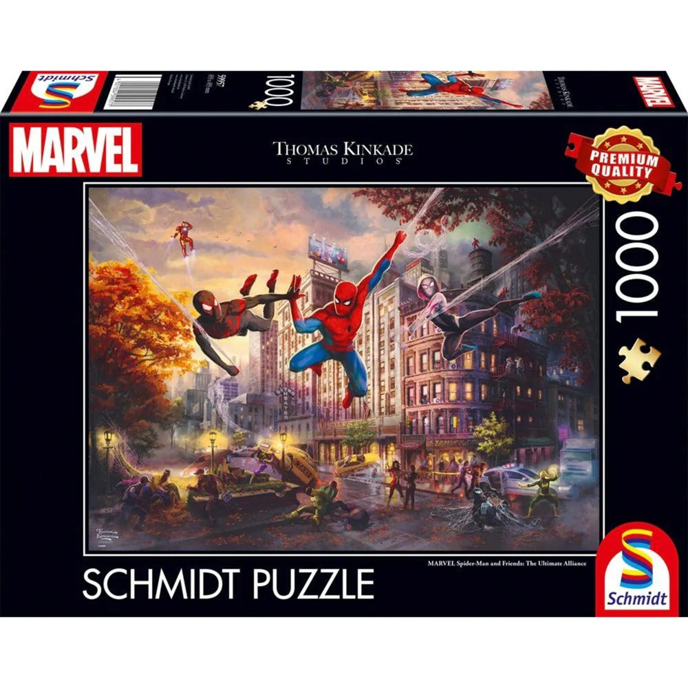 Thomas Kinkade Studios: Marvel Spider-Man & Friends - The Ultimate Alliance, Puzzle