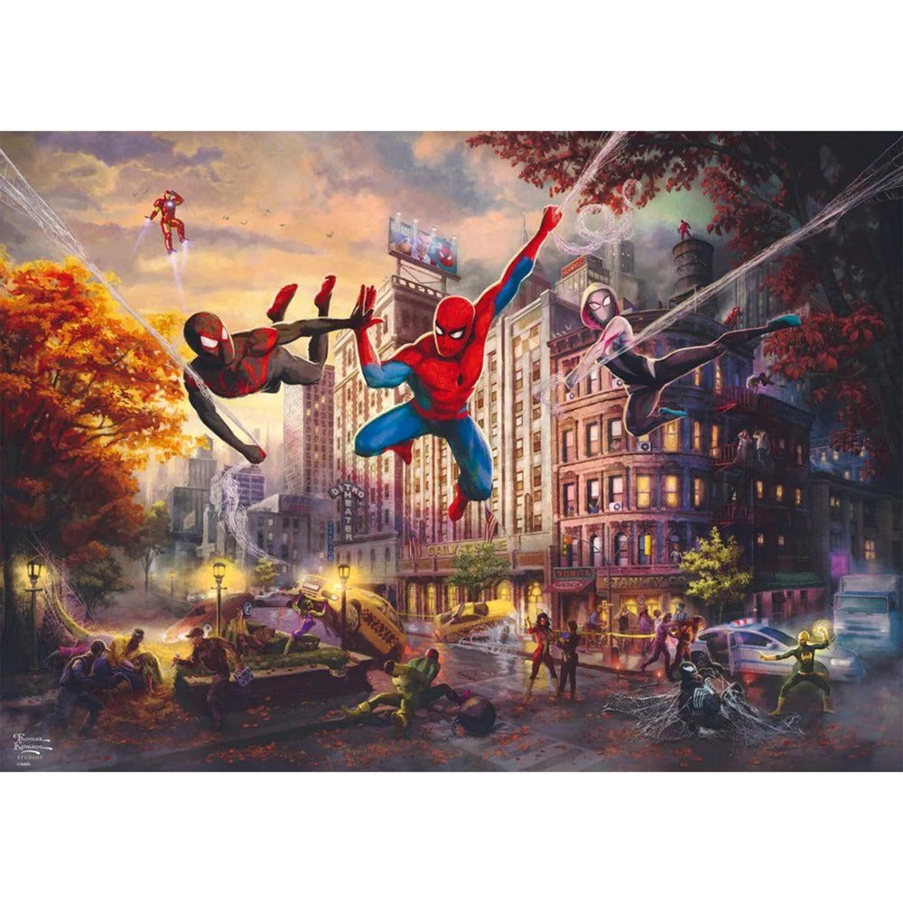Thomas Kinkade Studios: Marvel Spider-Man & Friends - The Ultimate Alliance, Puzzle